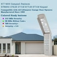 thumbnail image 4 of Garage Door Opener Keypad, Wireless Keyless Keypad ABS Rolling Code Technology Easy Using  Compatibility  for Home, 4 of 7