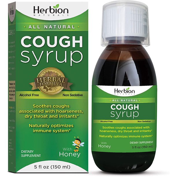 Herbion Naturals Cough Syrup with Honey, 5 fl oz