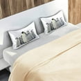 thumbnail image 7 of GZHJMY Emperor Penguin and Child Satin Pillowcase for Hair and Skin Silk Pillowcase, Standard Size(20x26 inches) - Slip Cooling Satin Pillow Covers with Envelope Closure, 7 of 7