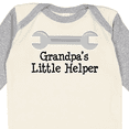 thumbnail image 4 of Inktastic Grandpa's Little Helper Boys or Girls Long Sleeve Baby Bodysuit, 4 of 5