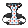 thumbnail image 5 of Daiia Red Blue Polka Dotsdog Harness, No-Pull Pet Harnessith 2 Leash Clips,Cat Harness And Leash Set,Step In Dog Harness, For Large Dogs,No Accessories Included, 5 of 8