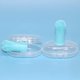 thumbnail image 5 of 2 cepillos de dientes de silicona para perros, diseño ergonómico, fáciles de usar, blancos., 5 of 5