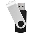thumbnail image 1 of Lot de 10 Clés USB, Clé USB 8 Go, Clé USB2.0, Clé Pivotante, Clés USB, Clé Mémoire, Noir, 1 of 4