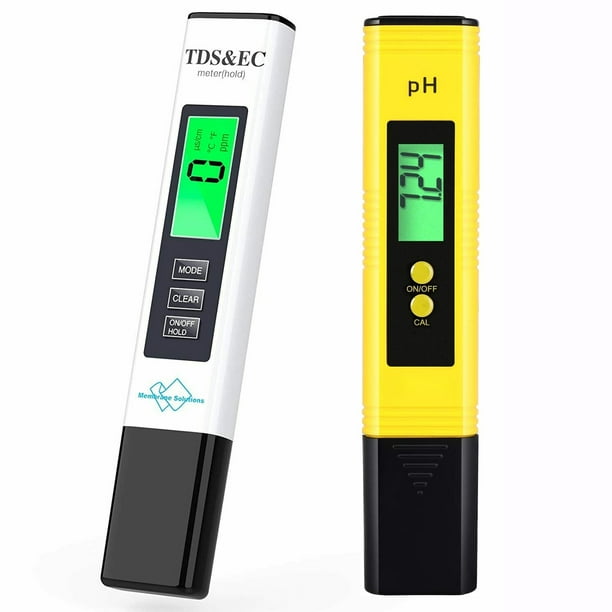 Membrane Solutions pH and TDS Meter for Water, 0.05ph High Accuracy ± 2