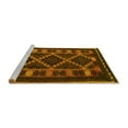 thumbnail image 2 of Ahgly Company Machine Washable Indoor Rectangle Southwestern Yellow Country Area Rugs, 2' x 5', 2 of 4