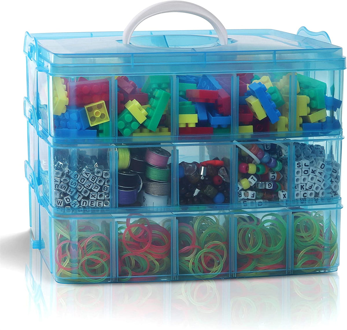 Useful Puzzle Organizer Transparent Toy Sorting Box Stackable Storing  Moisture-proof Clear Visibility Storage Box - Storage Boxes & Bins -  AliExpress