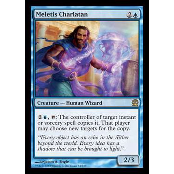 MtG Theros Rare Meletis Charlatan (Foil) #54