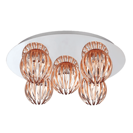 

Eurofase 23206-014 Design With Light Flush Mounts 18in CHROME 5-light