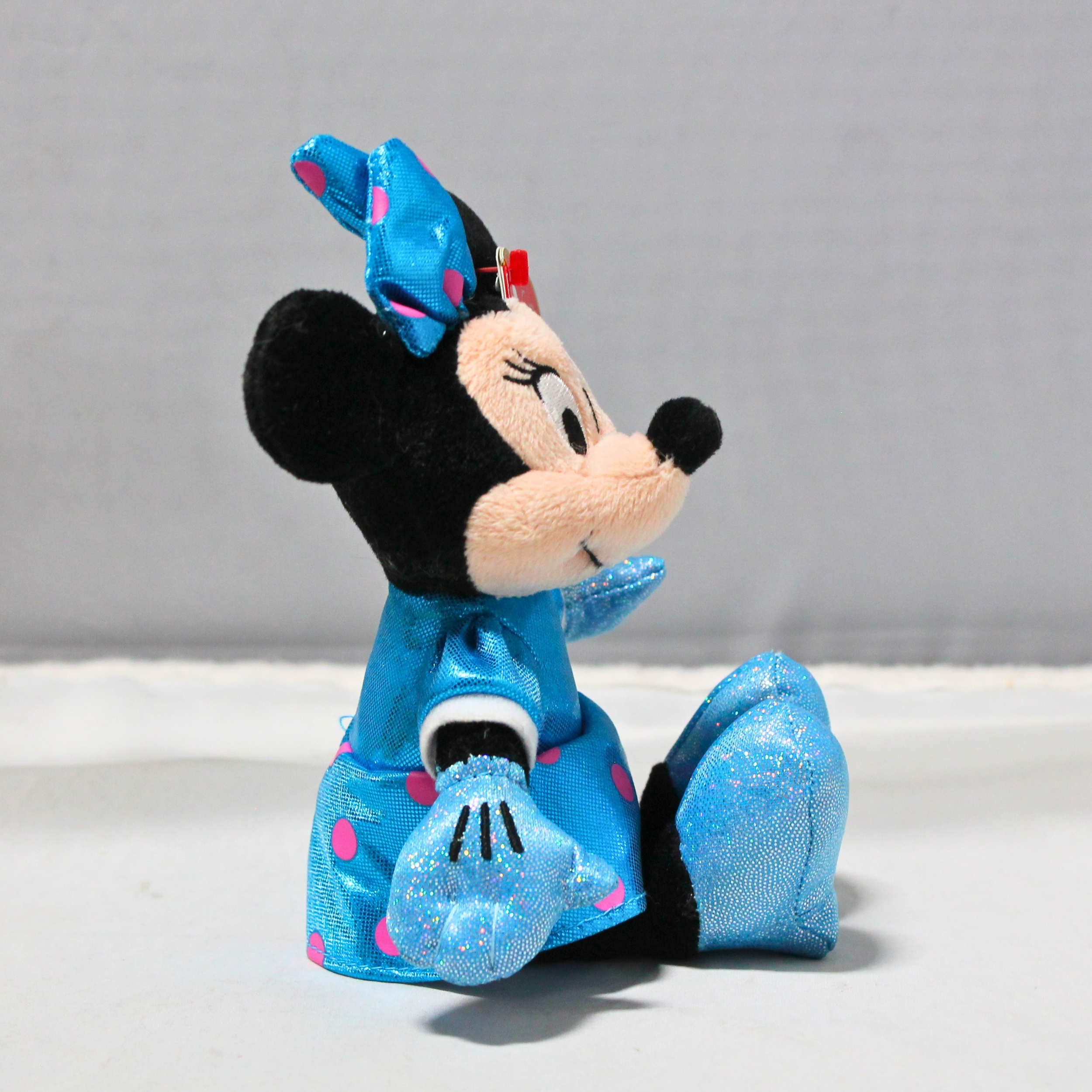 minnie mouse blue dress plush E&B Toy in 21' (Blue Minnie) Toys & Games From the classic Mickeys Christmas Carol Mouse Plush Toy Blue Dress