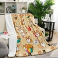 thumbnail image 5 of Kainsy Corgi Blanket for Kids Cute Corgi Dog Throw Blankets Cartoon Corgi Print Flannel Fleece Blankets Plush Lightweight Blanket Gifts for Dog Lovers Boys Girls All Season Couch Sofa(40"x50"), 5 of 8