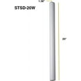 thumbnail image 3 of Sound Town 2-Pack 20” Subwoofer Mounting Poles, Compatible with 35mm Mount, White (STSD-20W-PAIR), 3 of 3