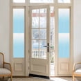 thumbnail image 3 of Dreamy Blue Window Privacy Film and White Gradient Decorative Glass Window Film UV Blocking Static Cling Non-Adhesive Sticker Covering for Home Door 29.5 x 118 inches, 3 of 8