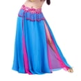 thumbnail image 2 of Chiffon Belly Dance Classes Practice Performance Stage Skirt Wear for Halloween, 2 of 2