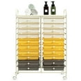 thumbnail image 4 of Gymax Office Rolling Cart 20 Storage Drawers Scrapbook Paper Studio Organizer, 4 of 6
