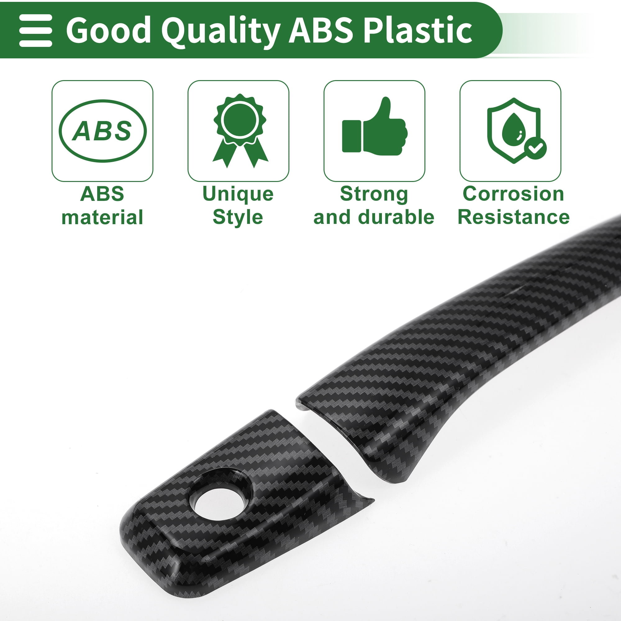 Unique Bargains Car Door Handle Cover Trim for Mitsubishi Lancer EVO 2002-2007