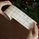 thumbnail image 2 of Arcos de Navidad para el Envoltorio de Regalos Cinta de Satén de Seda de Champaña 200x6.3cm, Cinta de Navidad para la Decoración Del Árbol de la Caja de Regalos Rosa Blanca Plata Copo de Nieve Plaid, 2 of 6