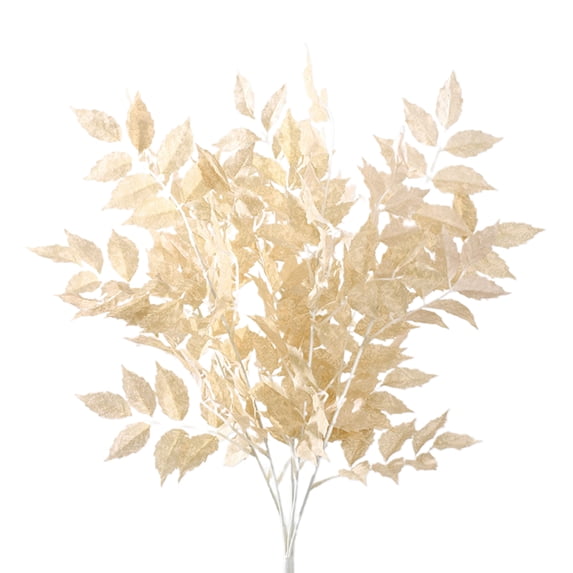 CreativeArrowy Artificial Maple Leaves Decoration Simulation Home Decor for Living Room Bedroom, Thanksgiving Christmas Ornaments 1pcs (No Vase)