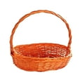 thumbnail image 4 of Cesta de Pascua Hugo cesta de almacenamiento tejida a mano reutilizable para niños naranja, 4 of 10
