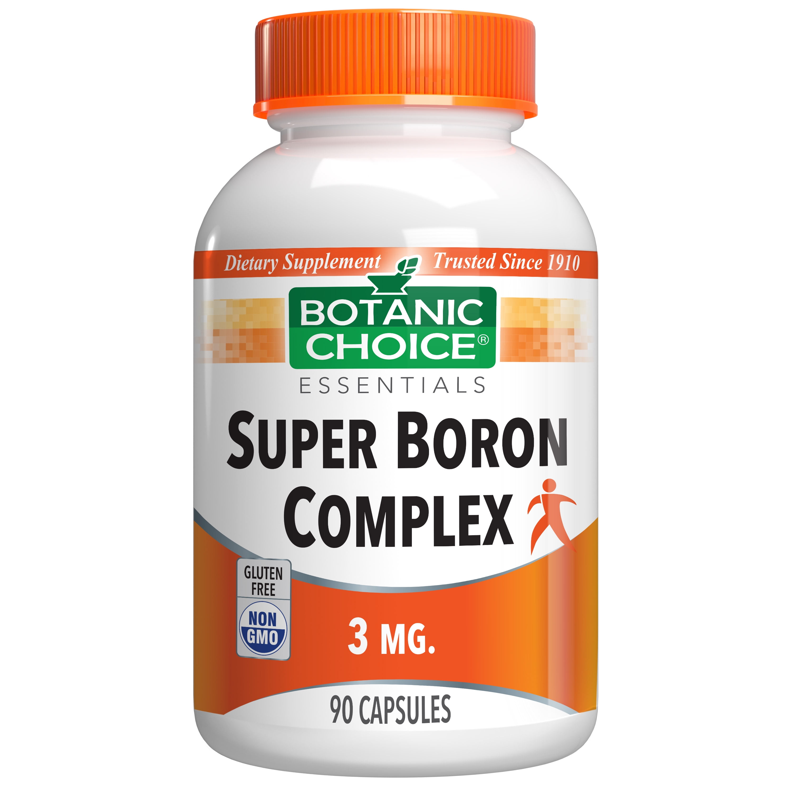 Botanic Choice Super Boron Complex 3 mg. Men's Mineral Supplement, 90 capsules