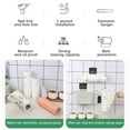thumbnail image 5 of kchsji Stainless Steel Paper Towel Holder Wall Mounted No Drilling Adhesive Kitchen Rack Lazy Rag Hook Space Saving Roll Paper Storage Rack for Bathroom Travel Trailer RV, 5 of 9