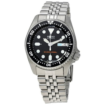 Seiko Black Automatic Diver Men's Watch SKX013K2