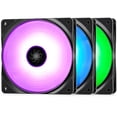 thumbnail image 1 of Ventilador DEEPCOOL RF120M LED RGB 120 mm 12 V paquete de 3, 1 of 5