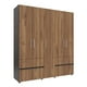 thumbnail image 1 of Ropero Closet Venecia 180cm marron, 1 of 8