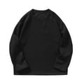thumbnail image 1 of AherBiu Chandails en Molleton Grande Taille pour Hommes Col Rond Léger Chandail Athlétique Mode Automne Décontracté Extérieur Course Chandail en Molleton, 1 of 7