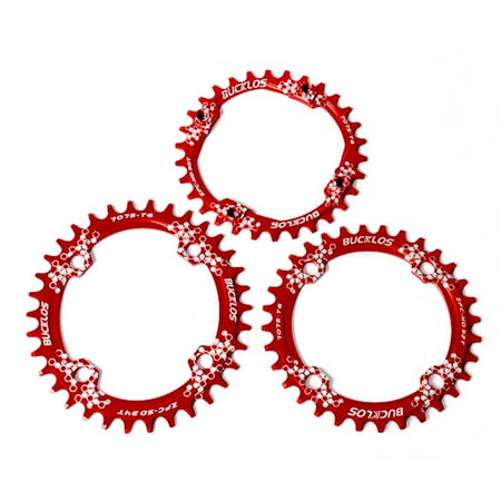 BUCKLOS Mounrtain Bike Chainring 104BCD MTB Crankset Narrow Wide Bike Chainring Single Speed Round Oval MTB Chainring price history on PriceWatchPro
