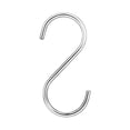 thumbnail image 1 of Multifunctional Metal Hanging Hook Hooks Hanger New Double Headed S Shaped Silver Multipurpose 304 Stainless Steel Rack, 1 of 6