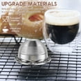 thumbnail image 3 of Stainless Steel Coffee Capsule Reusable Coffee Pods Practical Coffee Pod Refill Kit with Filling Spoon Brush Coffee Tamper Complete Coffee Capsule Refill Kit for Making Coffee-sliver-, 3 of 8