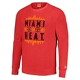 thumbnail image 2 of Unisex Homage Red Miami Heat Holiday Raglan Pullover Sweatshirt, 2 of 3