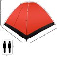 thumbnail image 2 of Résistant à l'Eau, Sac de Transport Amovible - Installation Facile - Idéal pour le Camping, la Randonnée et le Randonnée, Rouge, 2 of 7