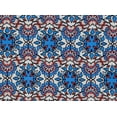 thumbnail image 2 of Zelouf Spanish Tile On Ity  , Sewing, DIY, Crafts Fabric by the Yard, 124 Putty/blue, 3 Yard, 2 of 2