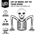 thumbnail image 3 of Esqueleto Inflable de Halloween de 168 cm con LEDs Joiedomi, 3 of 8