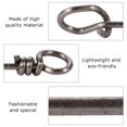 thumbnail image 2 of LYUMO 50Pcs Strong Strength Stainless Steel Quick Connection Clip Connector Tackle Accessory, Fishing Connector, Fishing Swivel Connector, 2 of 4