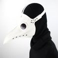 thumbnail image 3 of Máscara de pájaro de médico de la peste de piel sintética gótica, cosplay, , accesorios steampunk, nariz larga, pico de pájaro, disfraz de gas de Halloween, 3 of 5