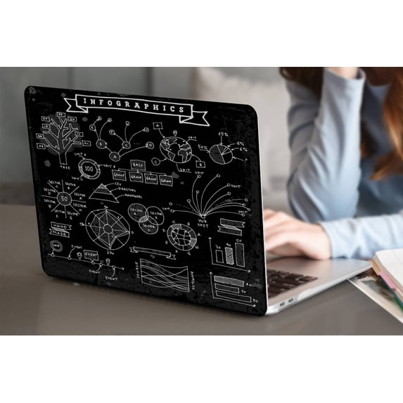 KSK KAISHEK Hard Case Cover for MacBook Pro 13" 2023 2022 2021 - 2016 A2338 M1&A2289&A2251&A2159&A1989&A1706&A1708, Creative B 150