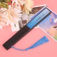 thumbnail image 3 of Bamboo Exquisite Handheld Folding Hand Fan, Fan, For Hot Day Summer Type 3, 3 of 8