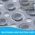 thumbnail image 3 of Buganda Bath Mat for Tub Non Slip, Extra Long Bath Mat with Drain Holes and Suction Cups, Machine Washable Shower Mat, 39"x15", Grey, 3 of 9