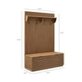 thumbnail image 4 of Modway Render Fluted 3-in-1 Hall Tree With Storage Bench and Coat Rack in, 4 of 10