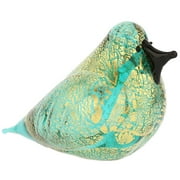 GlassOfVenice Murano Glass Bird - Aquamarine