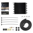 thumbnail image 5 of Kit de Conversion de Radiateur de Refroidisseur d'Huile à Transmission à Distance en Aluminium à 10 Rangées Noir, 5 of 5