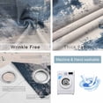 thumbnail image 4 of Navy Blue Grey Blackout Curtains for Bedroom/Living Room, Thermal Insulated Kitchen Curtains, Modern Abstract Art Farmhouse Grommet Darkening Window Treatment Drapes 42"x84"x2, 4 of 8