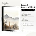 thumbnail image 2 of Mountain Wall Art Decor Set of 3 Sage Green Forest Canvas Wall Art Prints Nature Landscape Wall Decor Watercolor Pine Tree Pictures Abstract Modern Painting for Living Room Bedroom 16x24 Inch d, 2 of 7