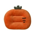 thumbnail image 2 of Plush Car Booster Seat Cushion, Cute Funny Car Seat Cushion Heightening,Chair Cushion for Office Sofa Living Room (Orange, 17.71*14.17in), 2 of 6