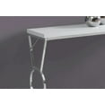 thumbnail image 2 of 12" x 42.25" x 30.5" White Metal Accent Table, 2 of 5