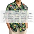thumbnail image 2 of Hvogkswy Hawaiian Shirt for Men Trendy Print Short Sleeve Lapel Shirts Loose Casual Beach Vaction Button Up Shirt, Gifts for Men, 2 of 4