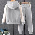 thumbnail image 5 of Regarm Toddler Baby Girl 2Pcs Outfits Fall Winter Long Sleeve Pullover Tops + Pants Set Kids Girls Clothes, 5 of 7