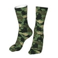 thumbnail image 6 of Goofa Camouflage Shark for 16in Socks, Funny Novelty Crazy Design Cotton Socks Sports Socks Knee High Socks For Men, Women,1Pairs - Gift For Working Friends, 6 of 7